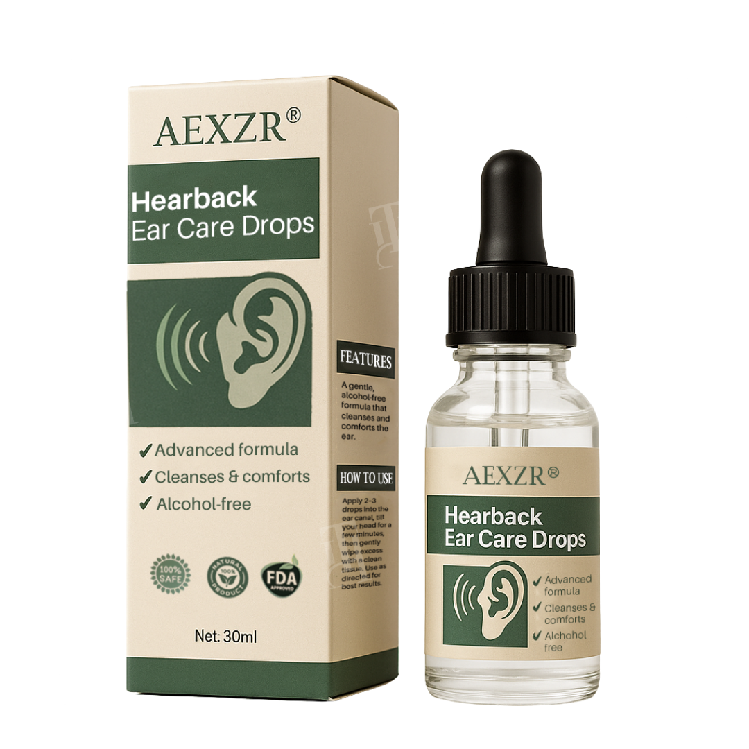 🔥The FDA-Approved Solution🌟 Official Store | AEXZR® Hearback Ear Care Drops