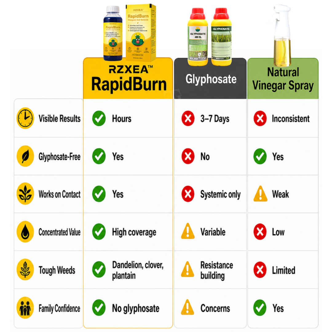 🌟 Official Store | RZXEA™ RapidBurn Pelargonic Acid Herbicide