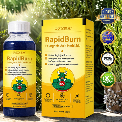 🌟 Official Store | RZXEA™ RapidBurn Pelargonic Acid Herbicide