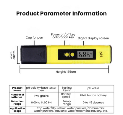 AEXZR® Portable pH Tester