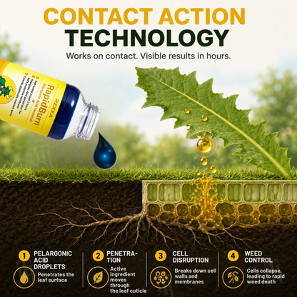 🌟 Official Store | RZXEA™ RapidBurn Pelargonic Acid Herbicide