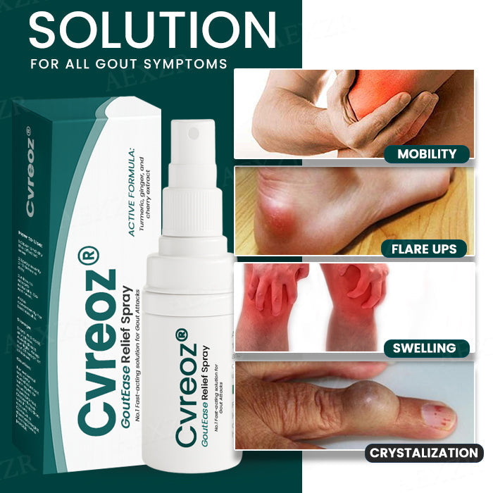 🔥The FDA-Approved Solution🌟 Official Store | Cvreoz® GoutEase Relief Spray