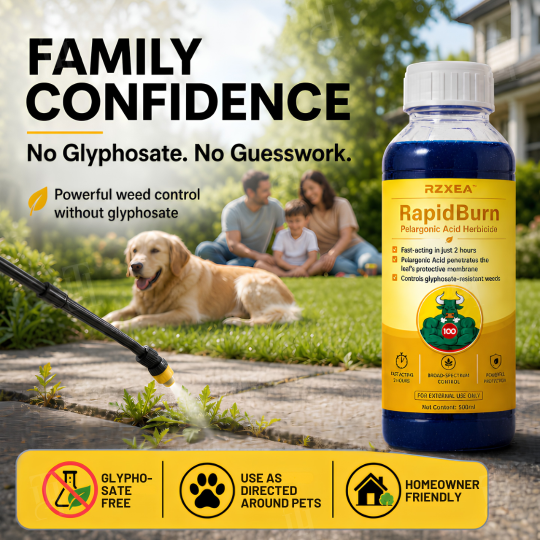 🌟 Official Store | RZXEA™ RapidBurn Pelargonic Acid Herbicide