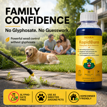 🌟 Official Store | RZXEA™ RapidBurn Pelargonic Acid Herbicide
