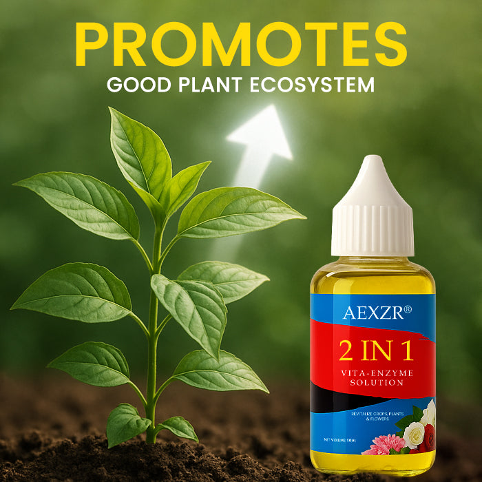 🌱 Addresses Root Causes🌟 Official Store | AEXZR® 2 in 1 Vita-Enzyme Solution