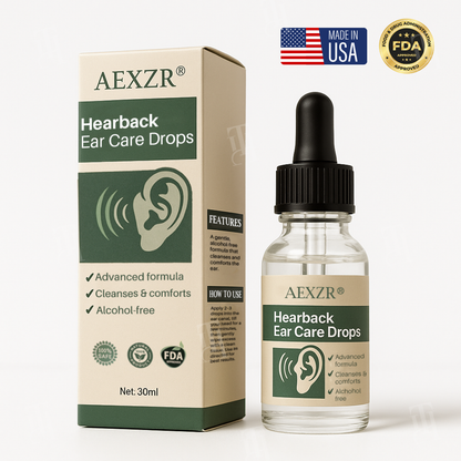 🔥The FDA-Approved Solution🌟 Official Store | AEXZR® Hearback Ear Care Drops