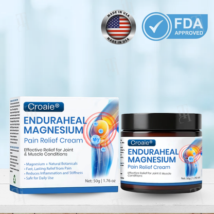 🔥The FDA-Approved Solution🌟 Official Store | Croaie® EnduraHeal Magnesium Pain Relief Cream
