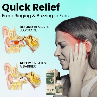 🔥The FDA-Approved Solution🌟 Official Store | AEXZR® Hearback Ear Care Drops