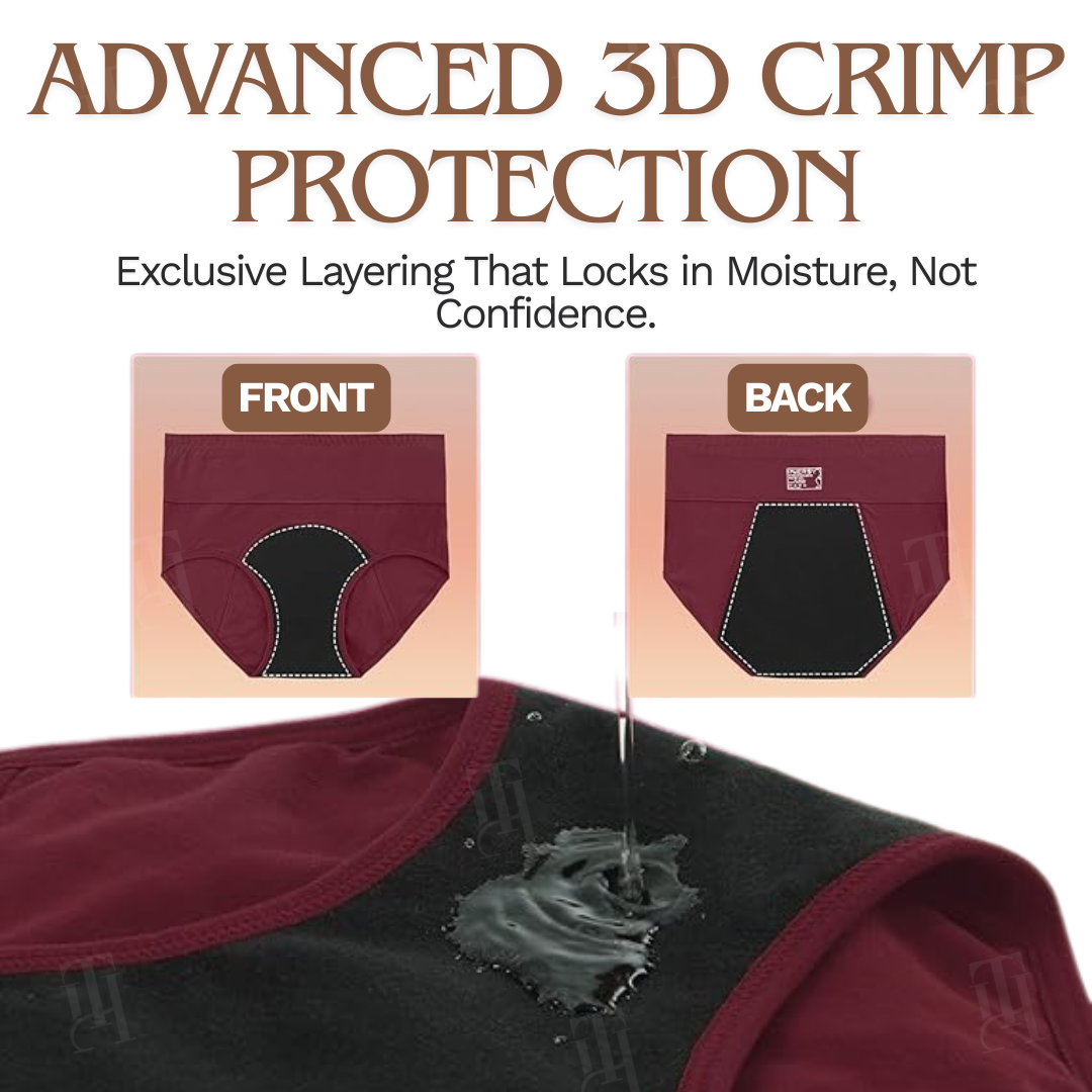 Sfrcord® 8oz Absorbency Medical Underwear 🛡️ 100% Leak-Proof & Odor-Free | Silver Ion Tech