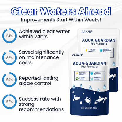 AEXZR® Aqua-Guardian Pro 🧬 Clears Green Water in 24h | 100% Fish Safe (Bio-Formula)