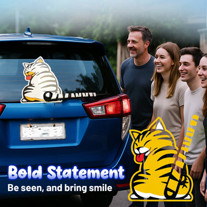 🌟 Official Store |AEXZR® Car Rear Wiper Charming Tail-Wagging Sticker