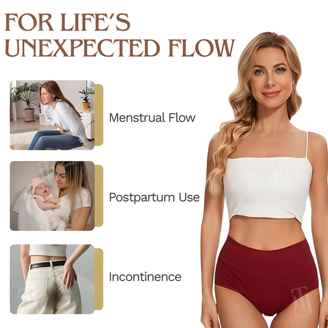 Sfrcord® 8oz Absorbency Medical Underwear 🛡️ 100% Leak-Proof & Odor-Free | Silver Ion Tech