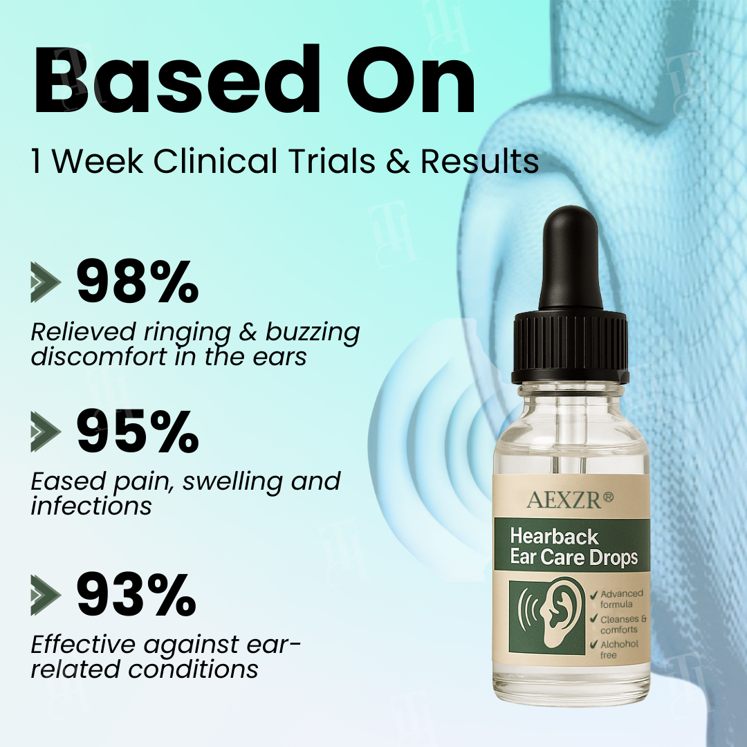 🔥The FDA-Approved Solution🌟 Official Store | AEXZR® Hearback Ear Care Drops