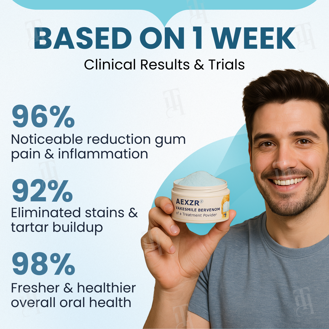 🔥The FDA-Approved Solution🌟 Official Store | AEXZR® Makesmile Bee Venom Oral Treatment Powder