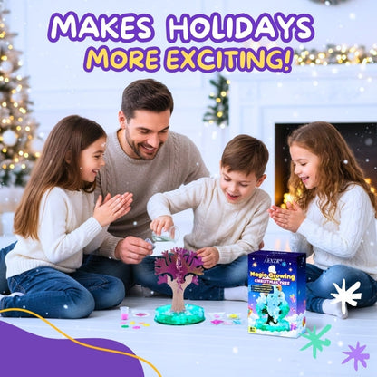 🎄AEXZR® Magic Growing Christmas Tree | ⏱️24-Hour Blooming Crystal Paper Tree | 🛡️Absolutely Safe