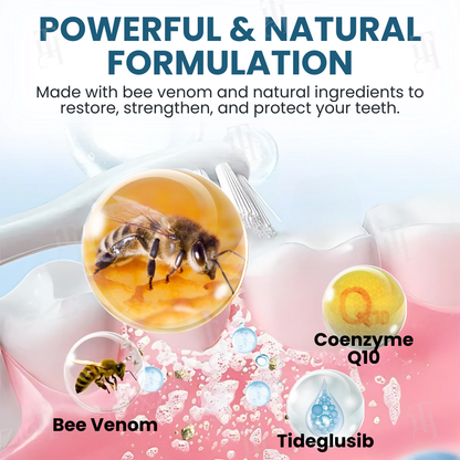 🔥The FDA-Approved Solution🌟 Official Store | AEXZR® Makesmile Bee Venom Oral Treatment Powder