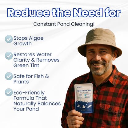 AEXZR® Aqua-Guardian Pro 🧬 Clears Green Water in 24h | 100% Fish Safe (Bio-Formula)