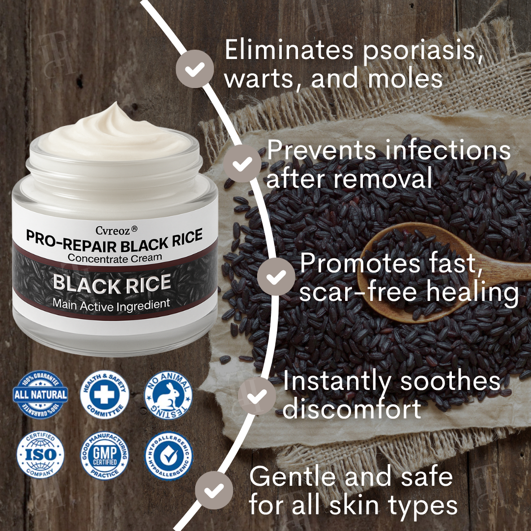 🌟 Official Store | Cvreoz® Pro-Repair Black Rice Concentrate Cream🧑‍⚕️MRHA Certified