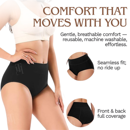 Sfrcord® 8oz Absorbency Medical Underwear 🛡️ 100% Leak-Proof & Odor-Free | Silver Ion Tech