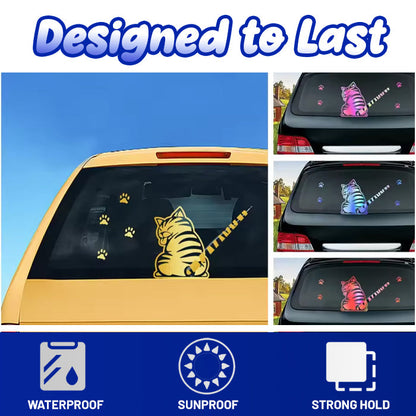 🌟 Official Store |AEXZR® Car Rear Wiper Charming Tail-Wagging Sticker