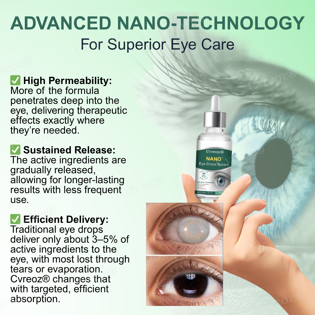 🌟 Official Store | Cvreoz® Nano Eye Drops Serum