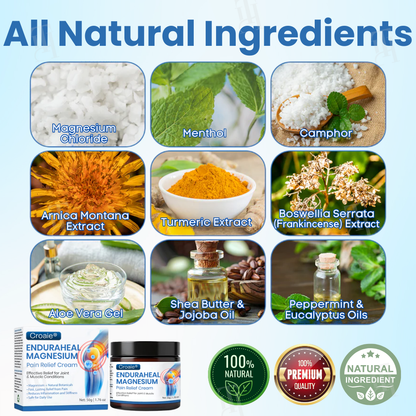🔥The FDA-Approved Solution🌟 Official Store | Croaie® EnduraHeal Magnesium Pain Relief Cream