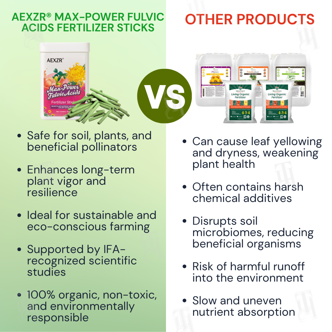 🌟 Official Store | AEXZR® Max-Power Fulvic Acids Fertilizer Sticks