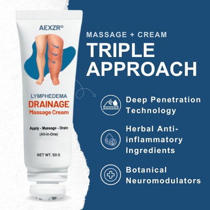 🌟 Official Store | AEXZR® LYMPHEDEMA Drainage Massage Cream