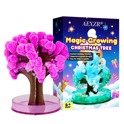 🎄AEXZR® Magic Growing Christmas Tree | ⏱️24-Hour Blooming Crystal Paper Tree | 🛡️Absolutely Safe