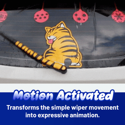 🌟 Official Store |AEXZR® Car Rear Wiper Charming Tail-Wagging Sticker