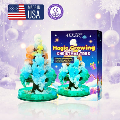 🎄AEXZR® Magic Growing Christmas Tree | ⏱️24-Hour Blooming Crystal Paper Tree | 🛡️Absolutely Safe