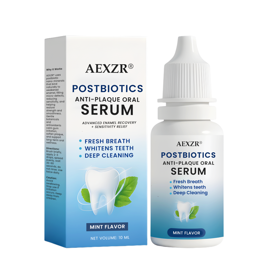 🦷 Fills Micro-Defects & Stops Sensitivity | AEXZR® Postbiotics Anti-Plaque Oral Serum