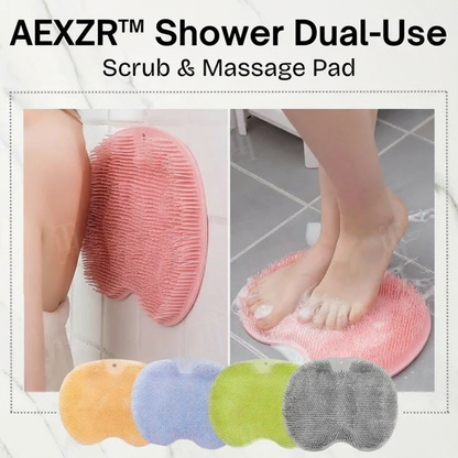 AEXZR® Shower Dual-Use Scrub & Massage Pad
