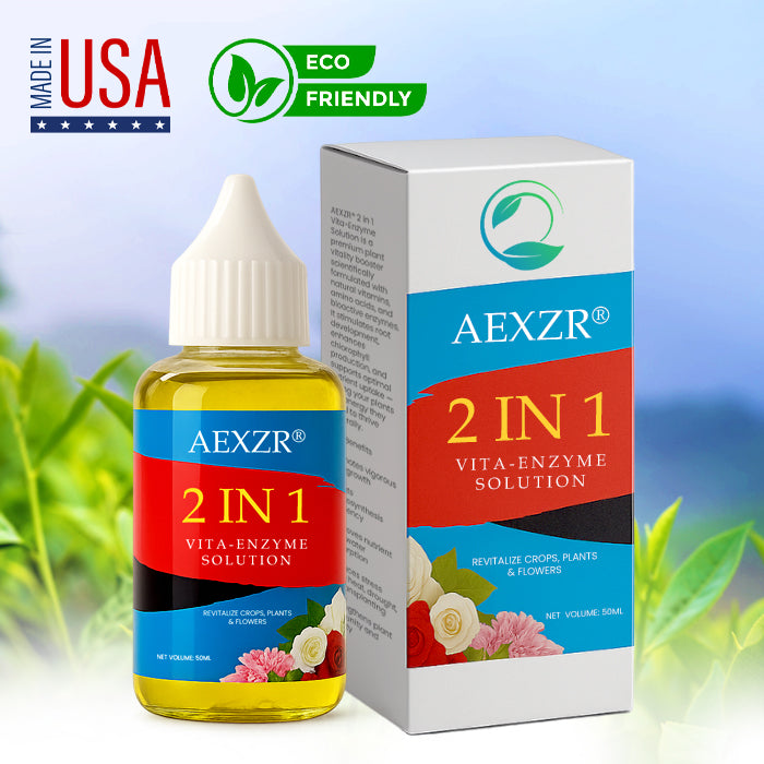 🌱 Addresses Root Causes🌟 Official Store | AEXZR® 2 in 1 Vita-Enzyme Solution