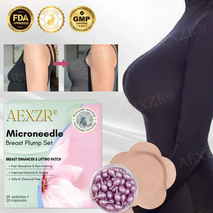 🔥The FDA-Approved Solution🌟 Official Store | AEXZR® Microneedle Breast Plump Set