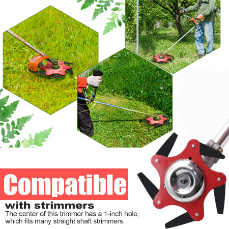 AEXZR® 6 Steel Razors Trimmer Head